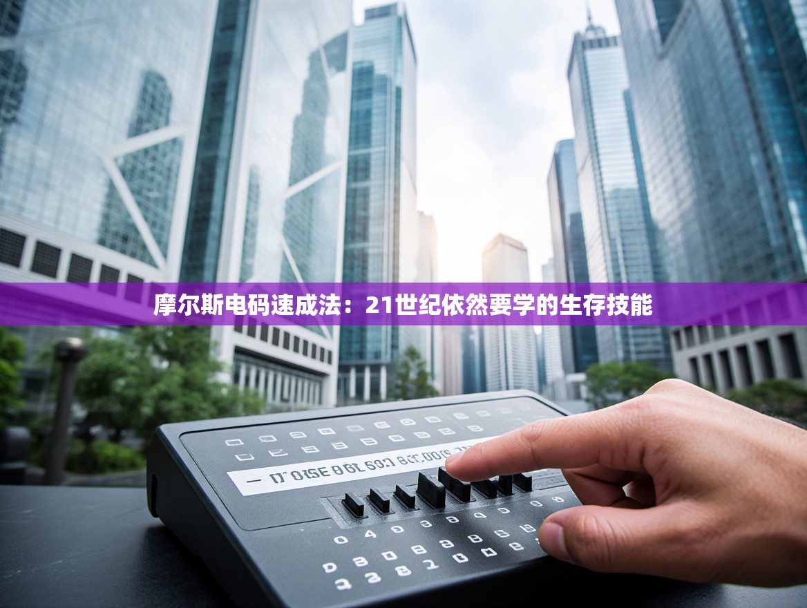 摩尔斯电码速成法：21世纪依然要学的生存技能