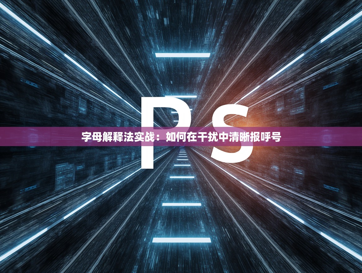 字母解释法实战：如何在干扰中清晰报呼号