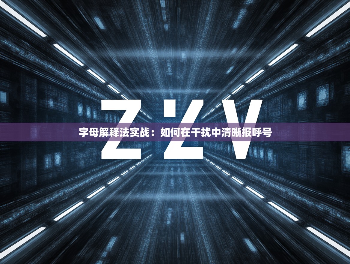 字母解释法实战：如何在干扰中清晰报呼号