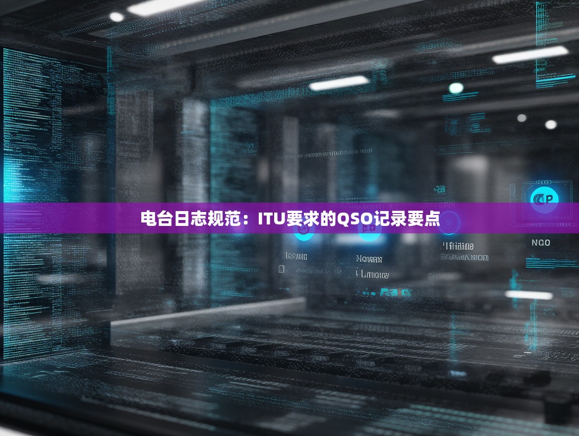 电台日志规范：ITU要求的QSO记录要点