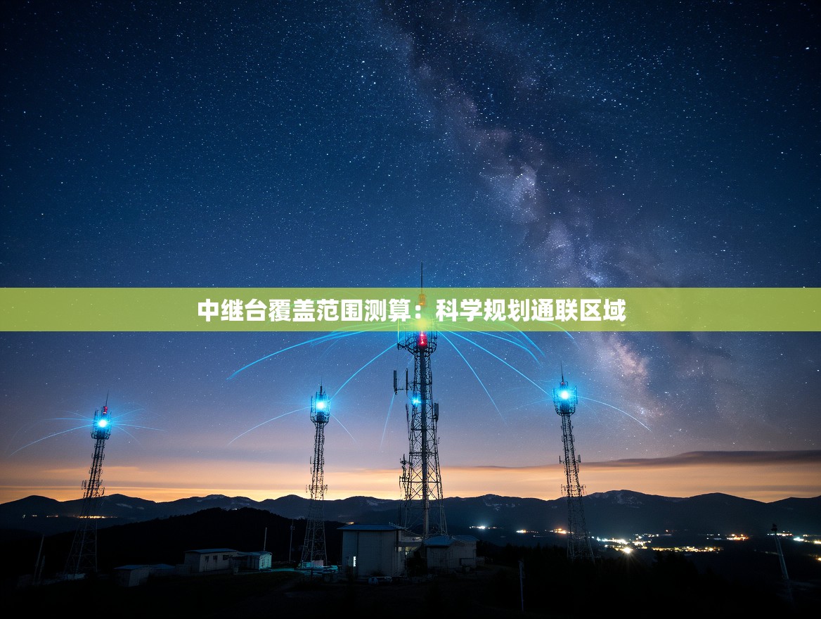 中继台覆盖范围测算：科学规划通联区域