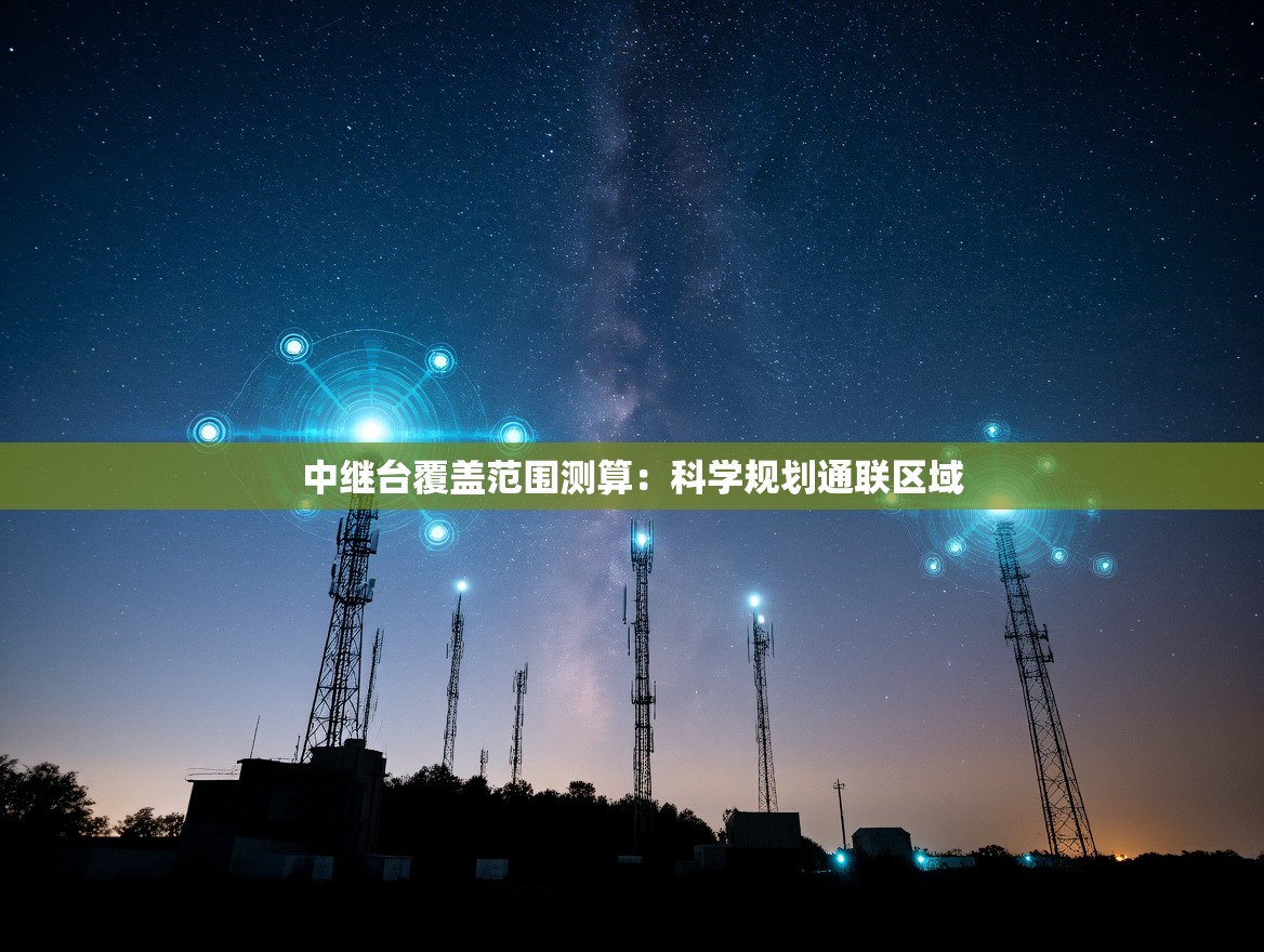 中继台覆盖范围测算：科学规划通联区域