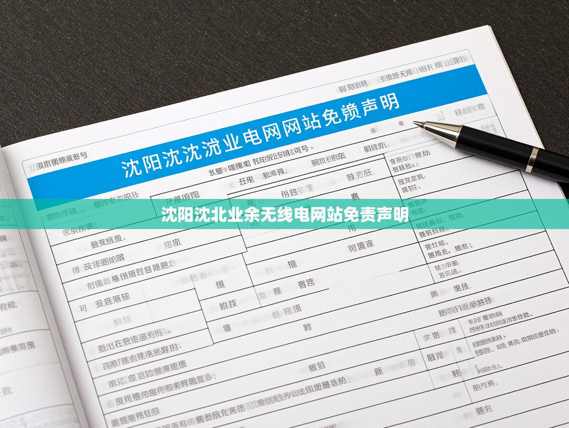 沈阳沈北业余无线电网站免责声明