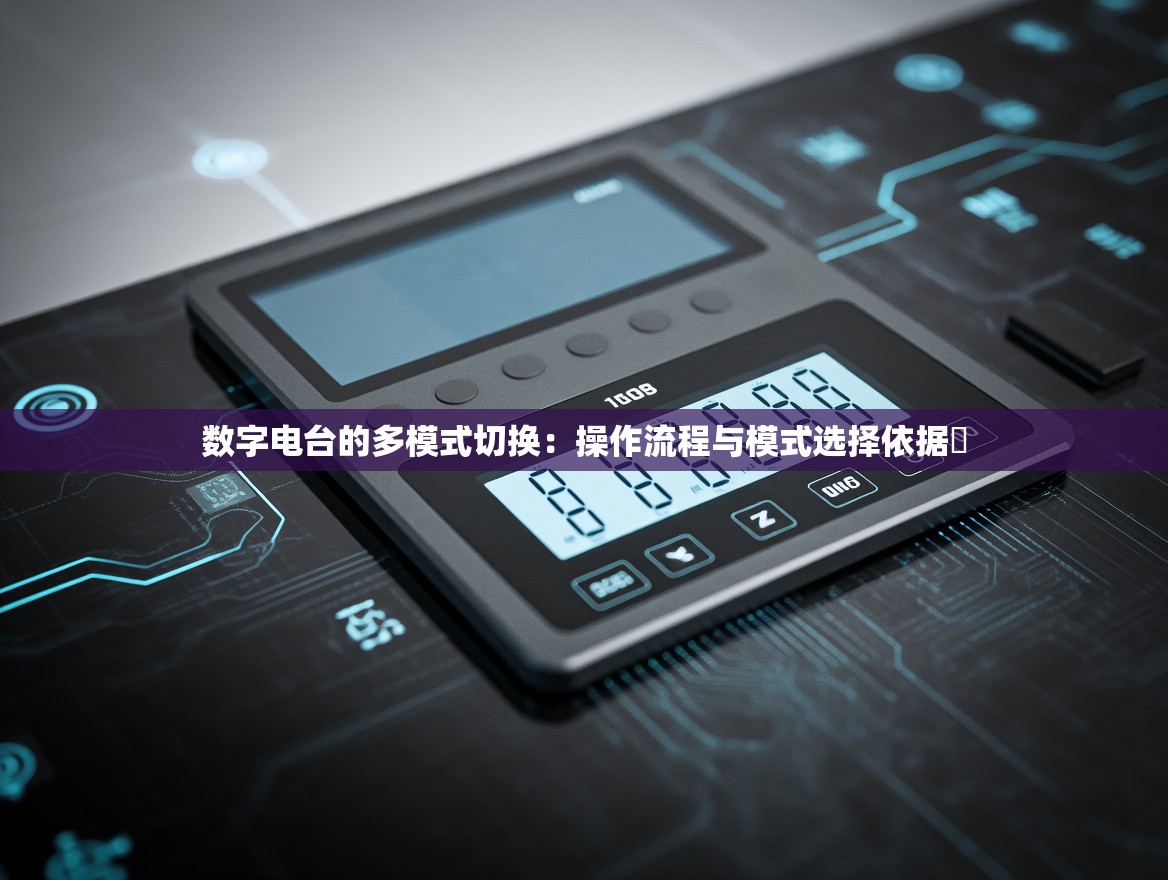 数字电台的多模式切换：操作流程与模式选择依据​