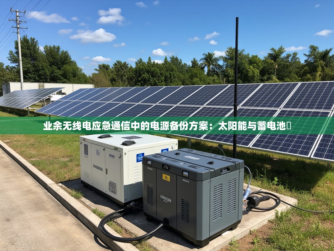 业余无线电应急通信中的电源备份方案：太阳能与蓄电池​