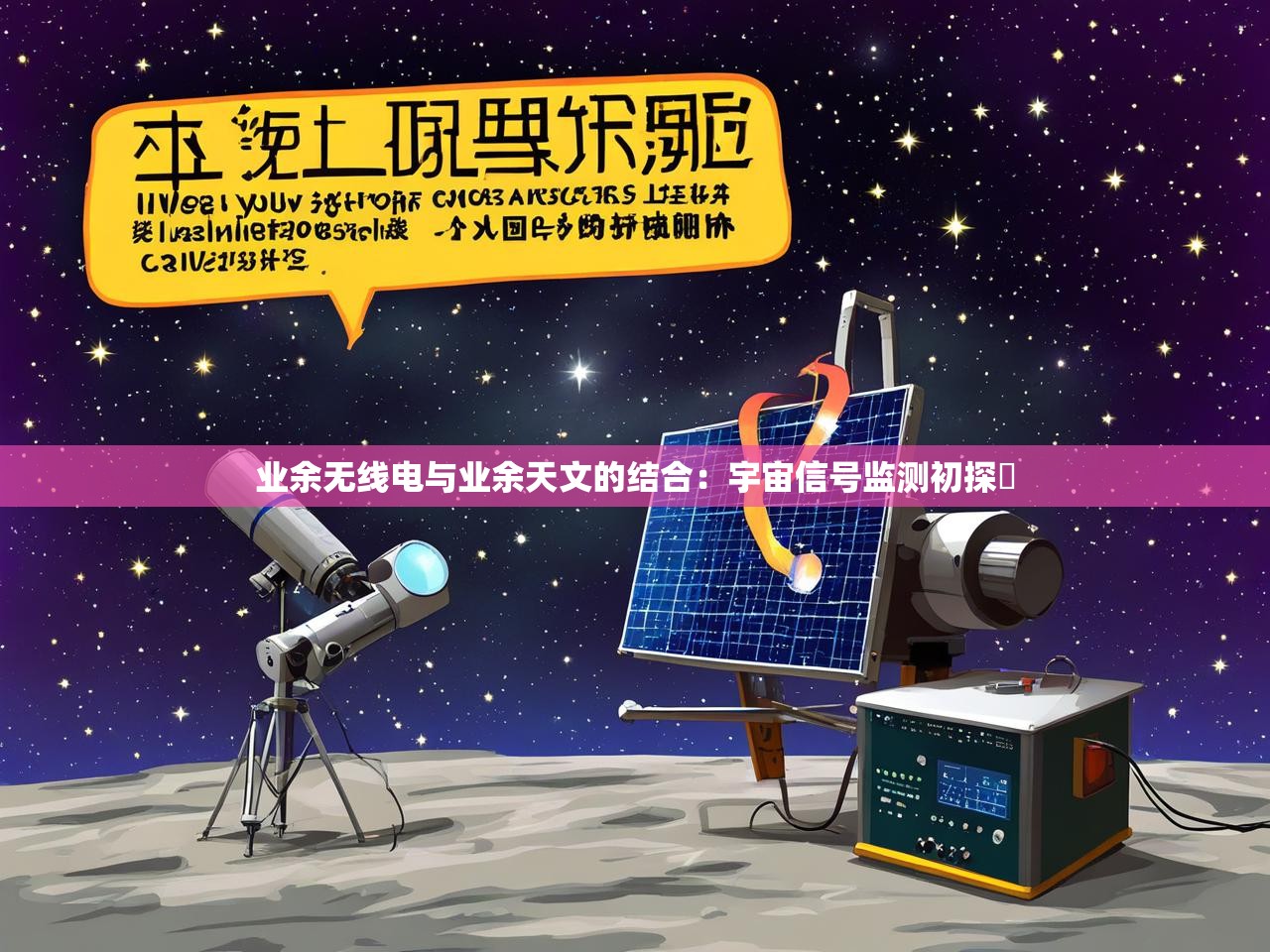 业余无线电与业余天文的结合：宇宙信号监测初探​
