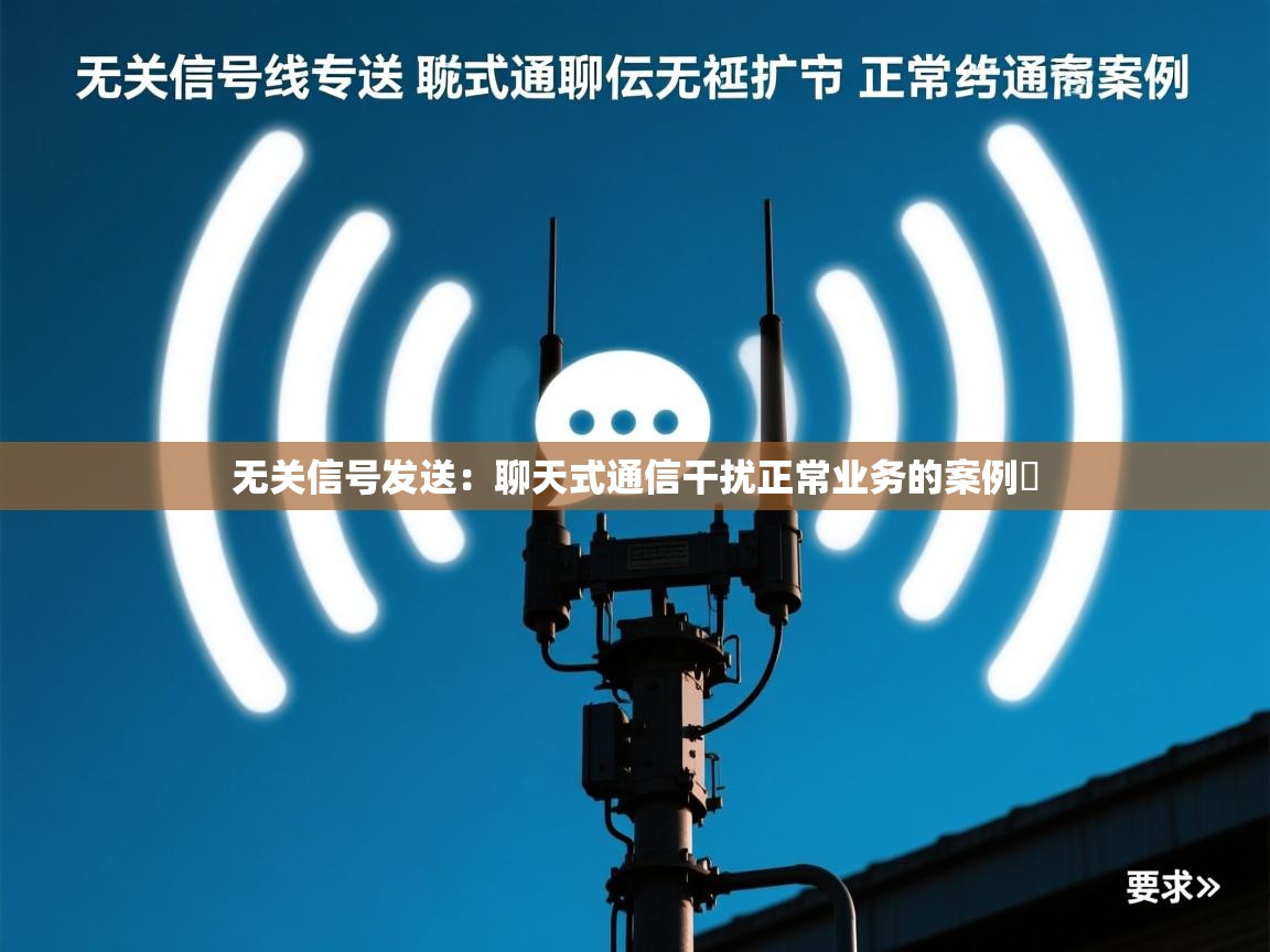 无关信号发送：聊天式通信干扰正常业务的案例​