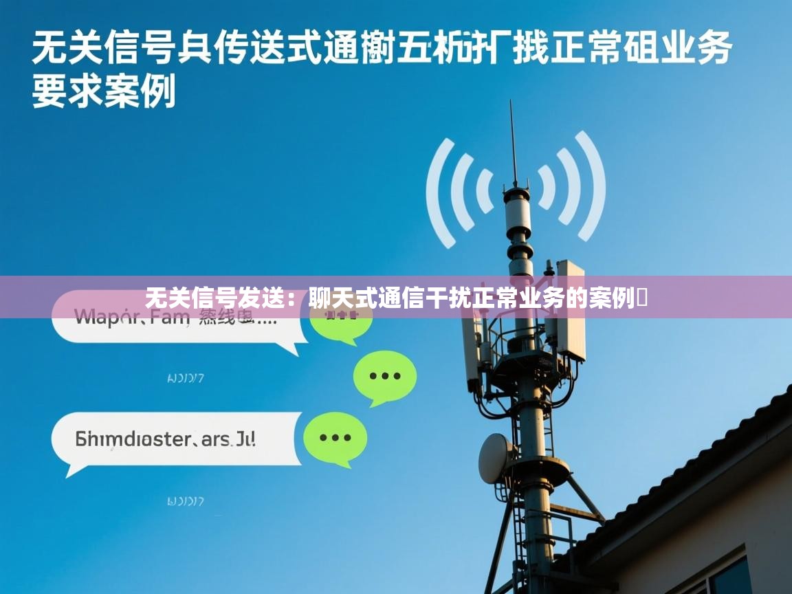 无关信号发送：聊天式通信干扰正常业务的案例​