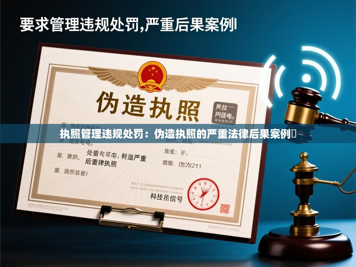 执照管理违规处罚：伪造执照的严重法律后果案例​