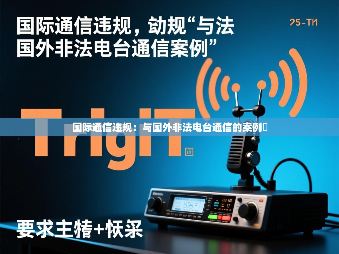 国际通信违规：与国外非法电台通信的案例​