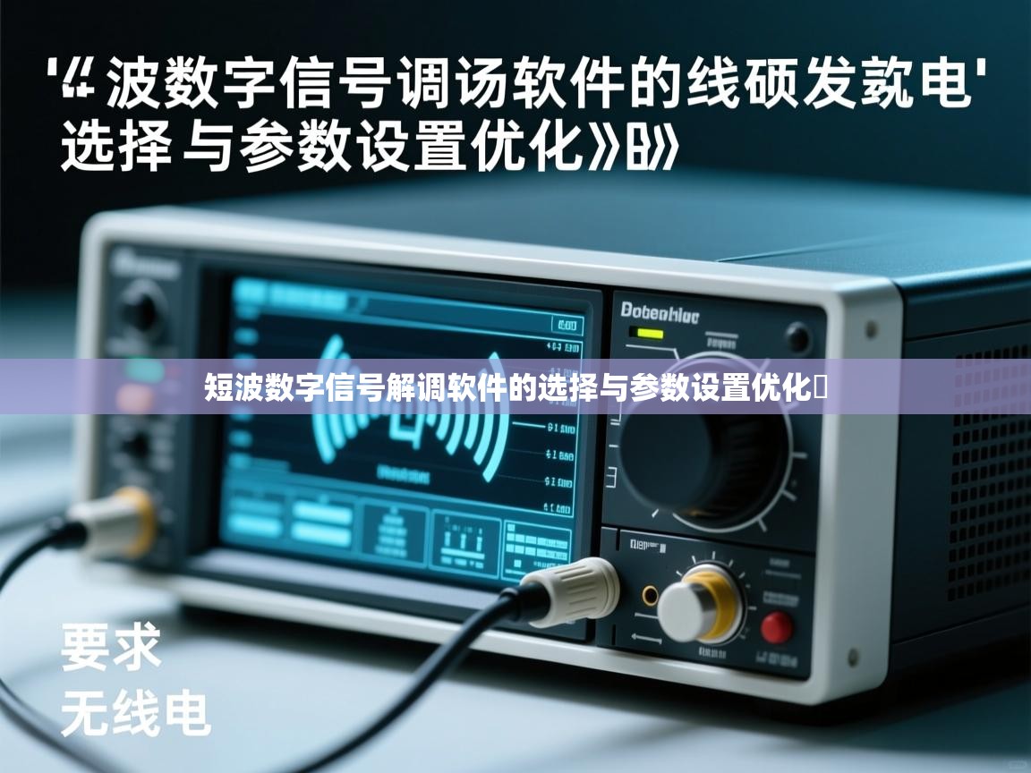 短波数字信号解调软件的选择与参数设置优化​
