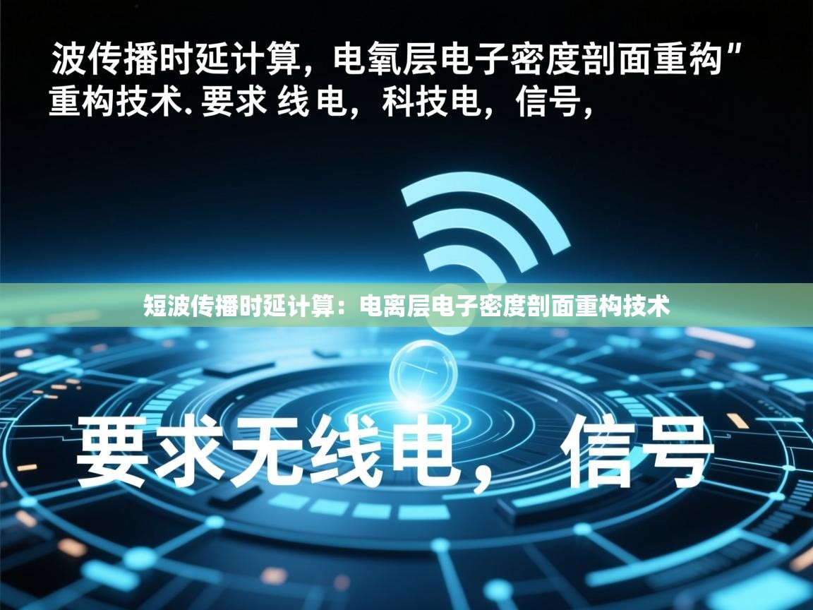 短波传播时延计算：电离层电子密度剖面重构技术