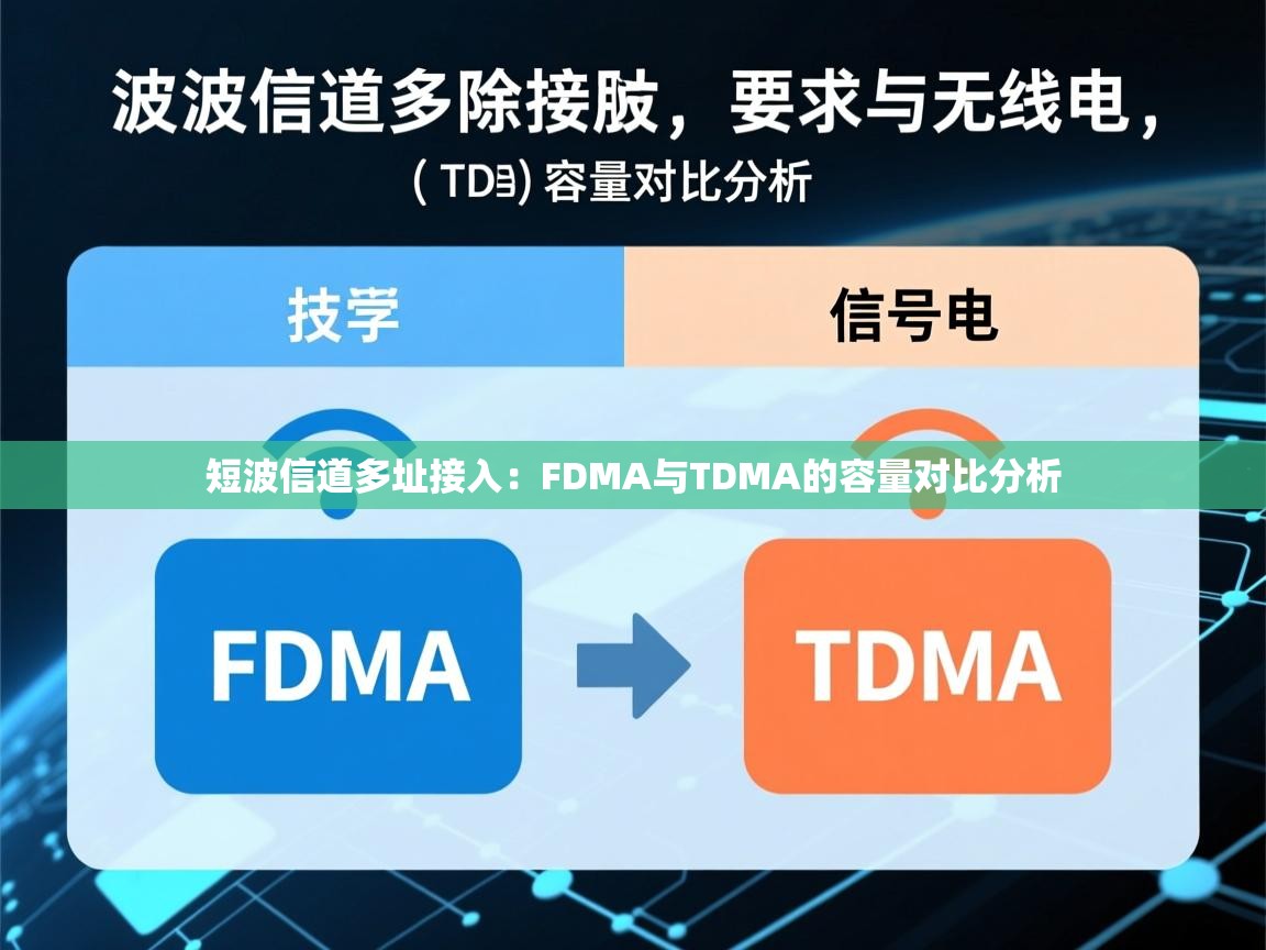 短波信道多址接入:FDMA与TDMA的容量对比分析 短波信道多址接入:FDMA与TDMA的容量对比分析