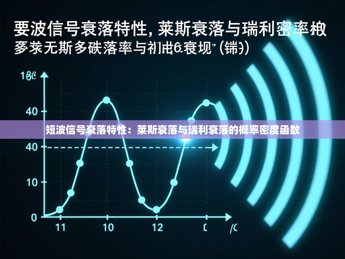 短波信号衰落特性:莱斯衰落与瑞利衰落的概率密度函数