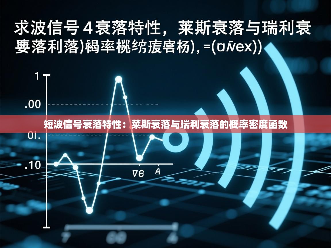 短波信号衰落特性:莱斯衰落与瑞利衰落的概率密度函数