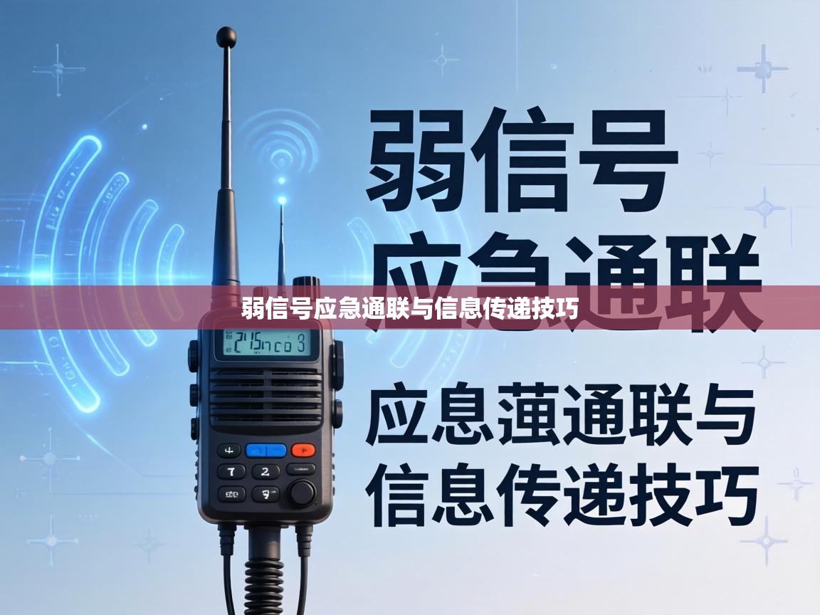 弱信号应急通联与信息传递技巧