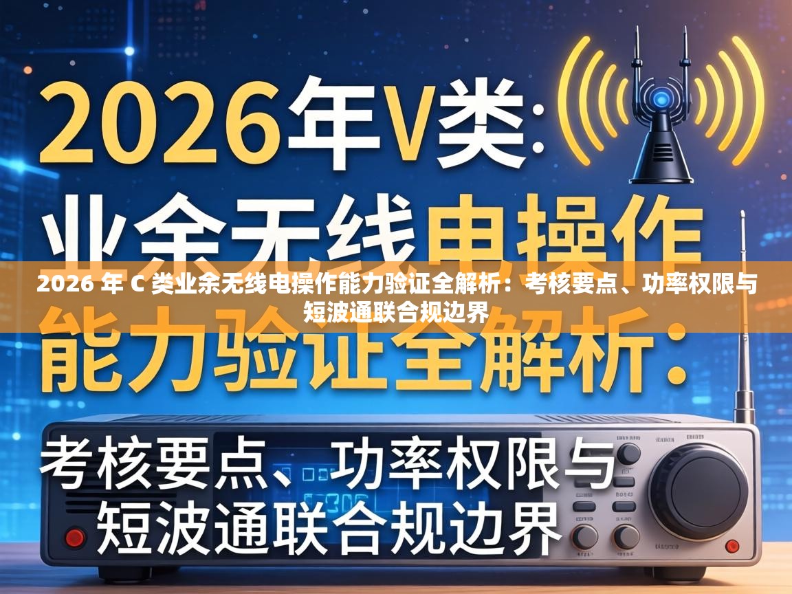 2026 年 C 类业余无线电操作能力验证全解析