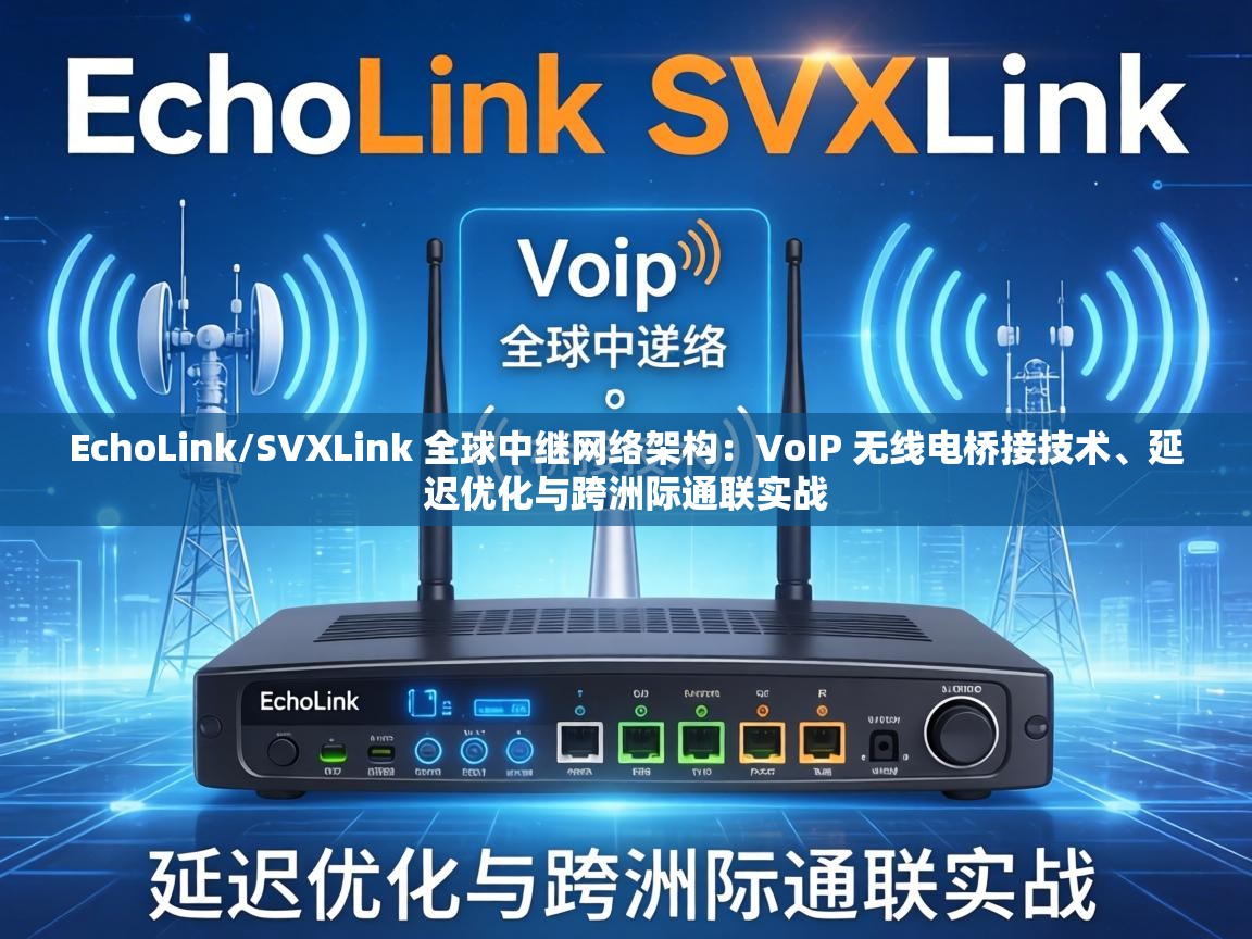 EchoLink/SVXLink 全球中继网络架构：VoIP 无线电桥接技术、延迟优化与跨洲际通联实战