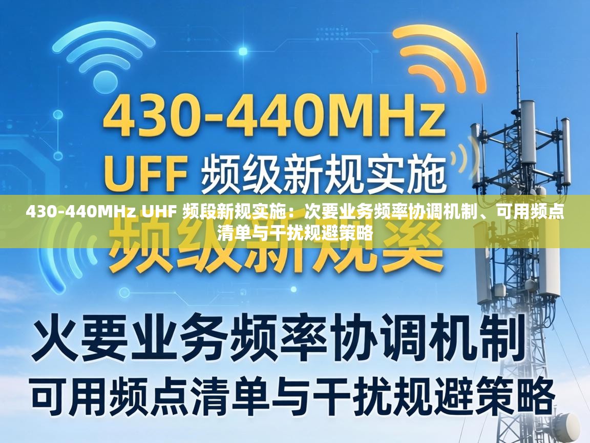 440MHz UHF 频段新规实施