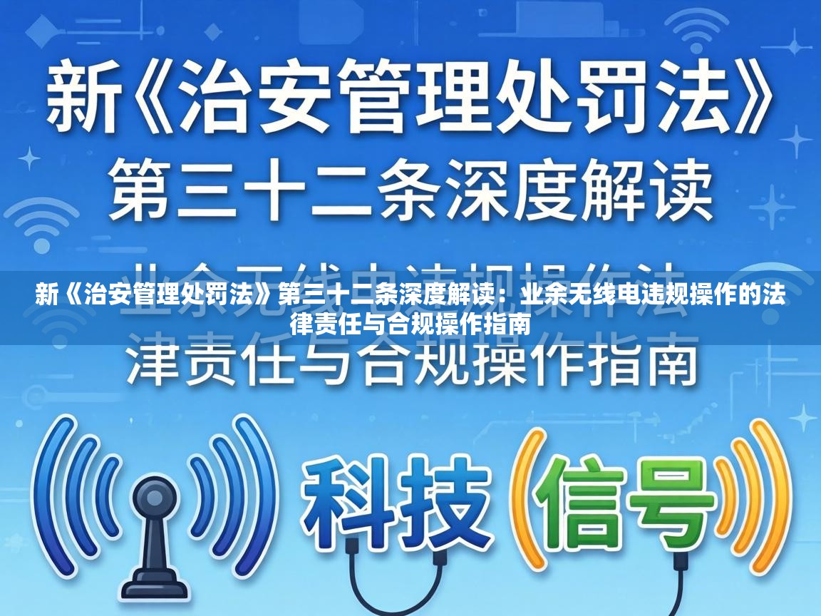 业余无线电违规操作的法律责任与合规操作指南