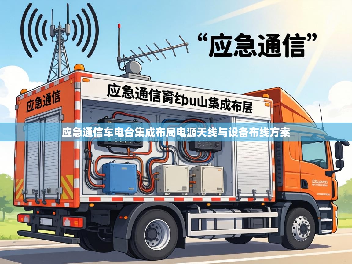 应急通信车电台集成布局电源天线与设备布线方案