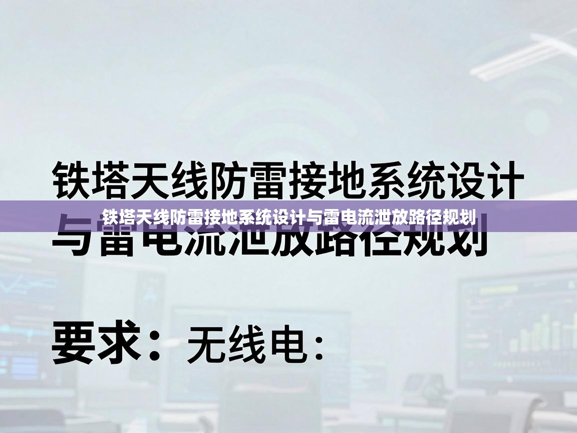铁塔天线防雷接地系统设计与雷电流泄放路径规划 铁塔天线防雷接地系统设计与雷电流泄放路径规划