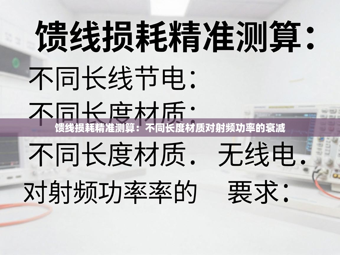 不同长度材质对射频功率的衰减