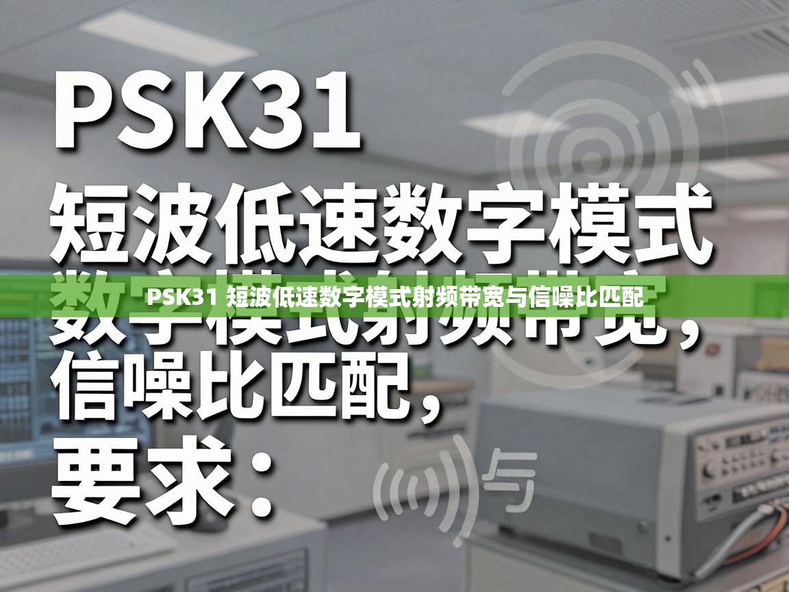 PSK31 短波低速数字模式射频带宽与信噪比匹配