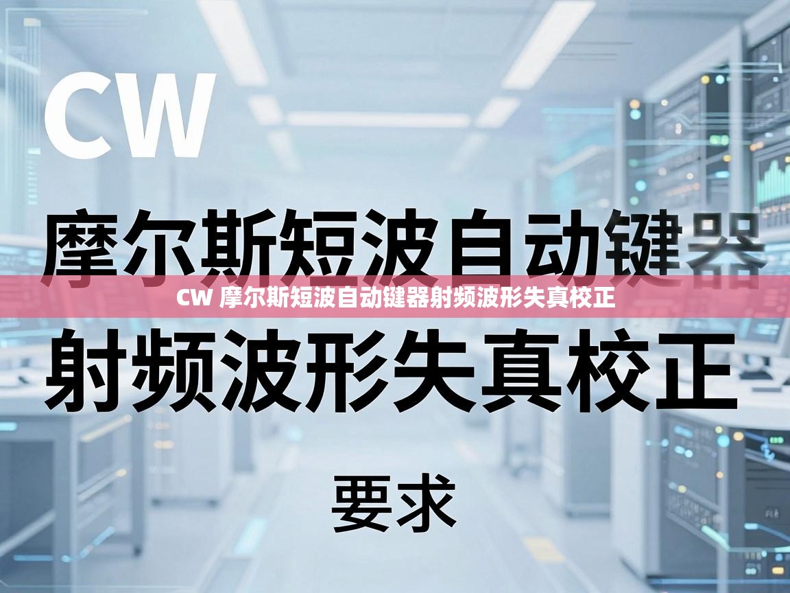 CW 摩尔斯短波自动键器射频波形失真校正