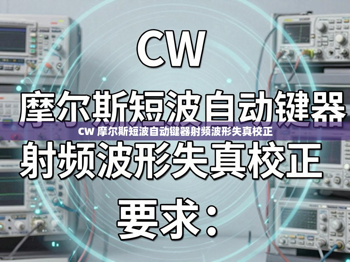 CW 摩尔斯短波自动键器射频波形失真校正 CW 摩尔斯短波自动键器射频波形失真校正