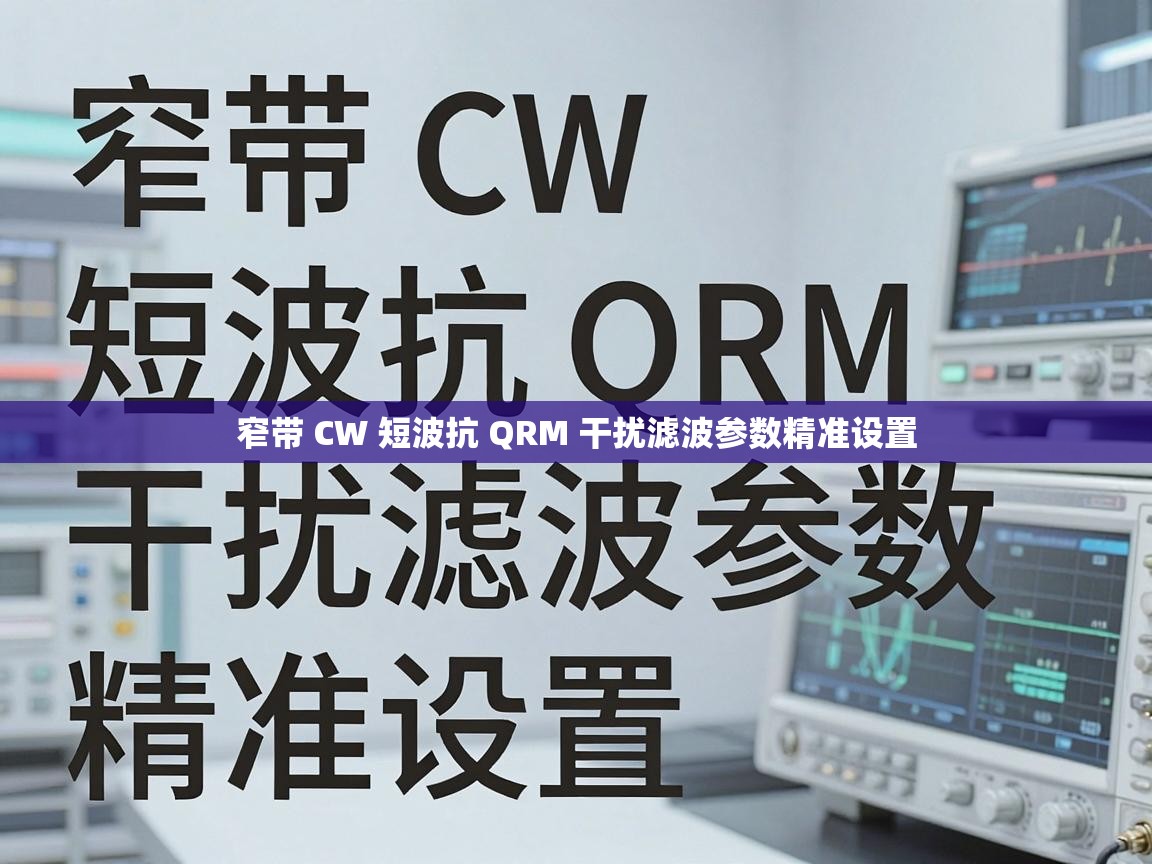 窄带 CW 短波抗 QRM 干扰滤波参数精准设置