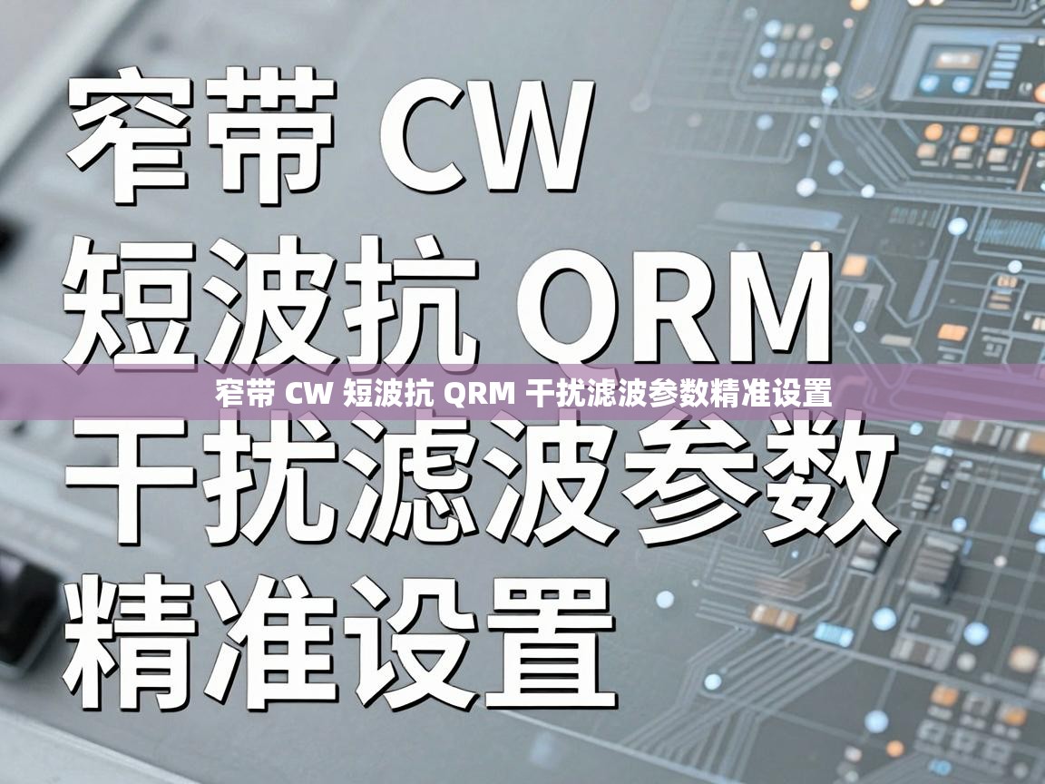 窄带 CW 短波抗 QRM 干扰滤波参数精准设置 窄带 CW 短波抗 QRM 干扰滤波参数精准设置