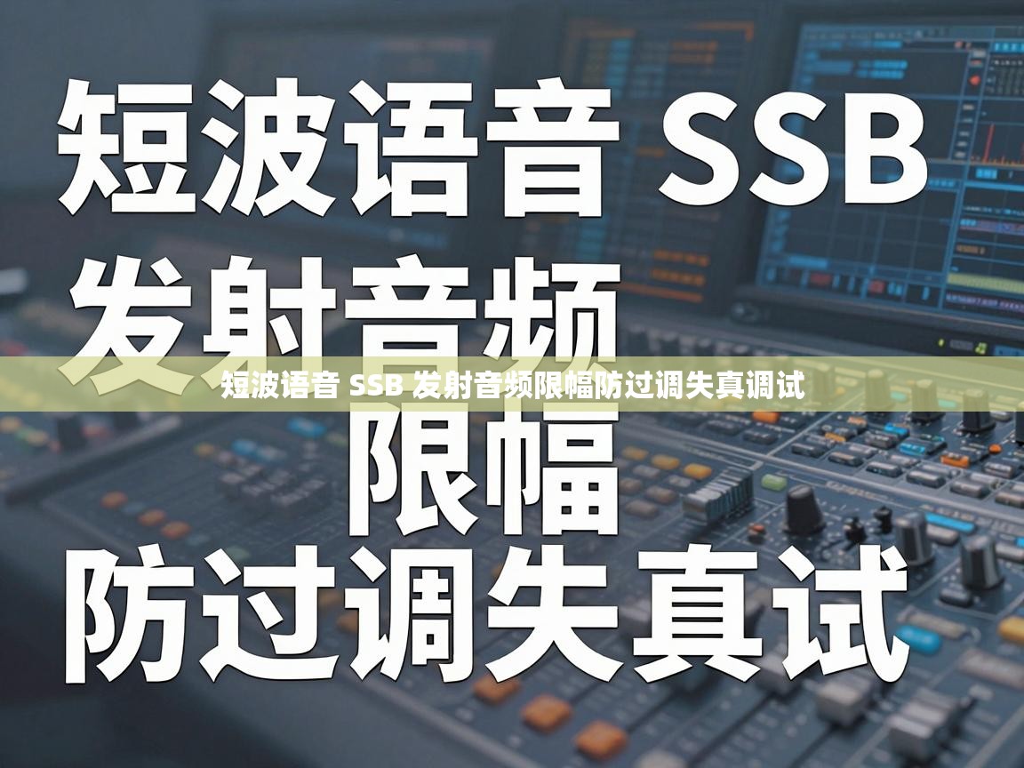 短波语音 SSB 发射音频限幅防过调失真调试