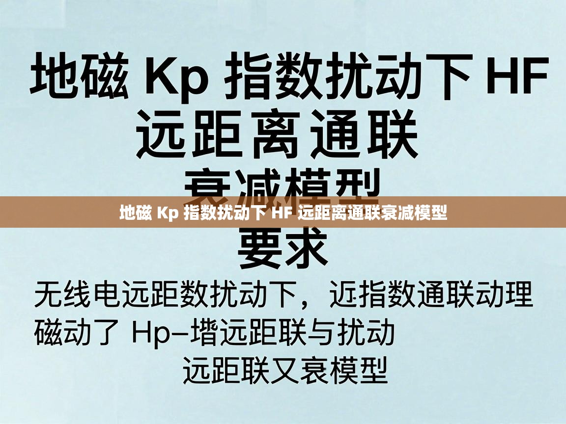 地磁 Kp 指数扰动下 HF 远距离通联衰减模型