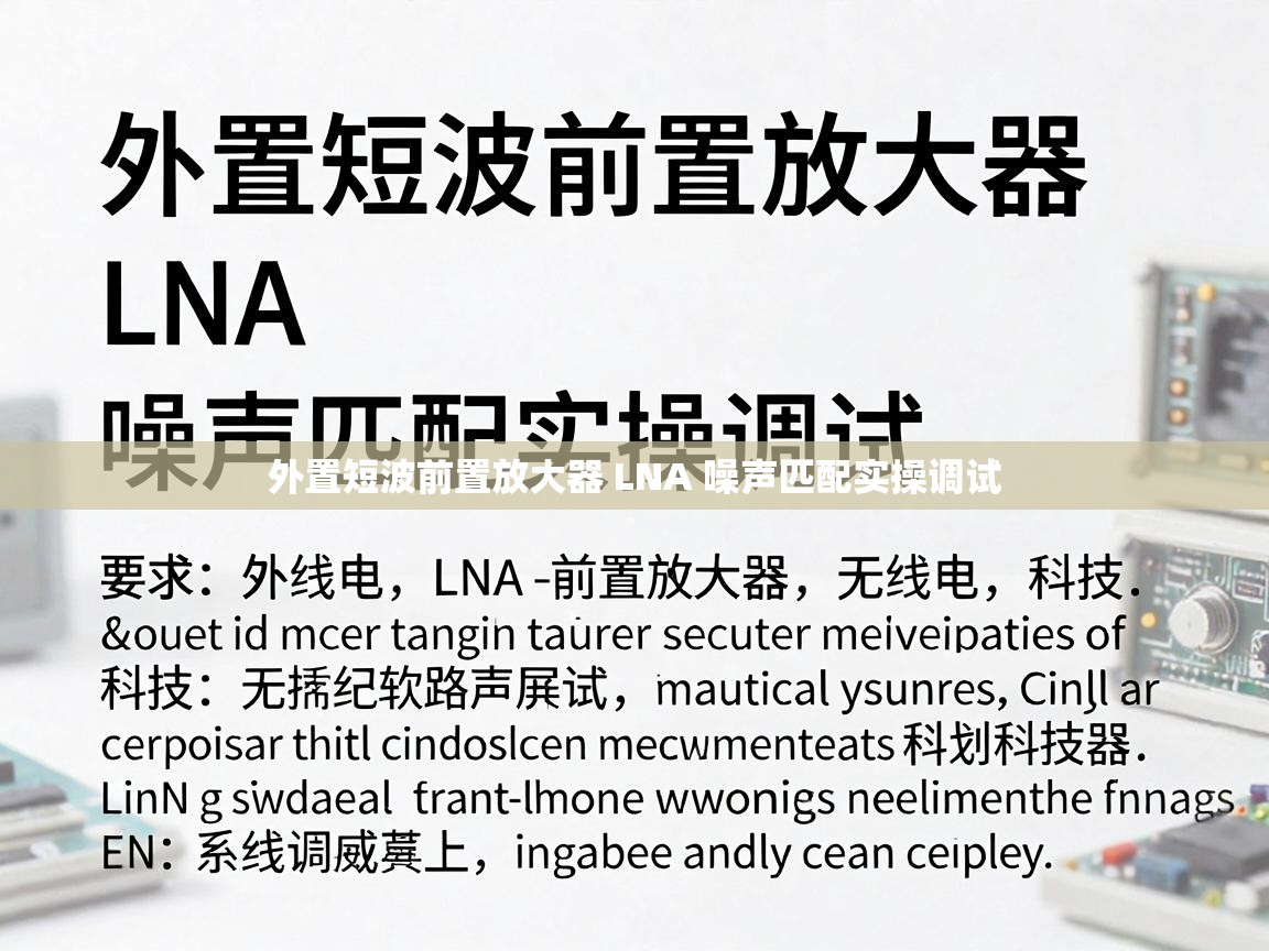 外置短波前置放大器 LNA 噪声匹配实操调试 外置短波前置放大器 LNA 噪声匹配实操调试