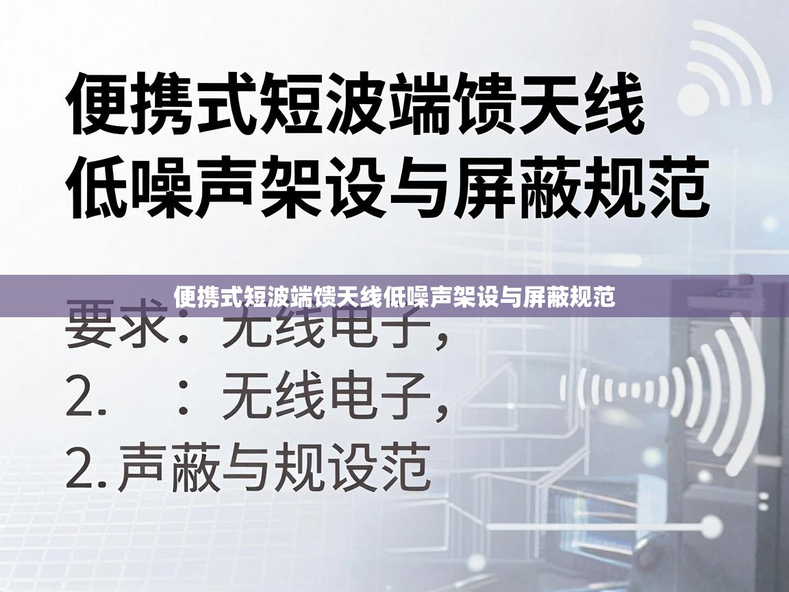 便携式短波端馈天线低噪声架设与屏蔽规范