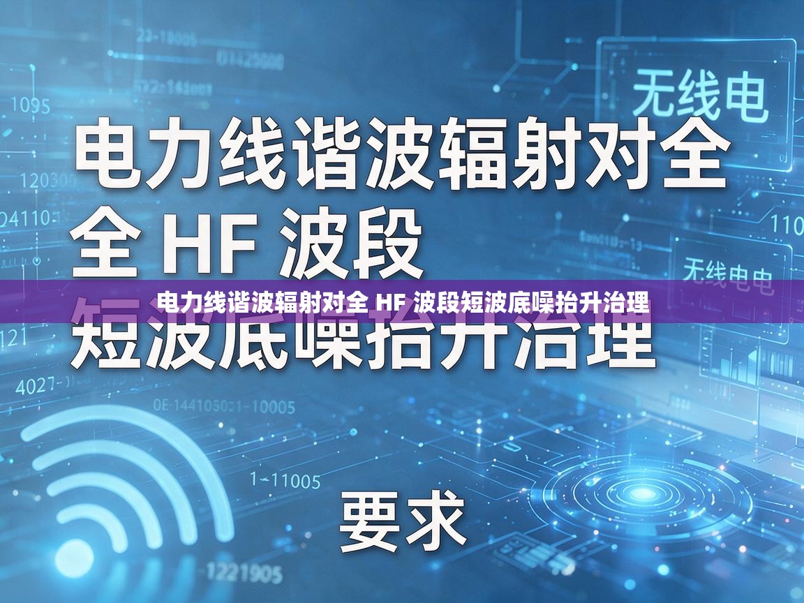 电力线谐波辐射对全 HF 波段短波底噪抬升治理 电力线谐波辐射对全 HF 波段短波底噪抬升治理