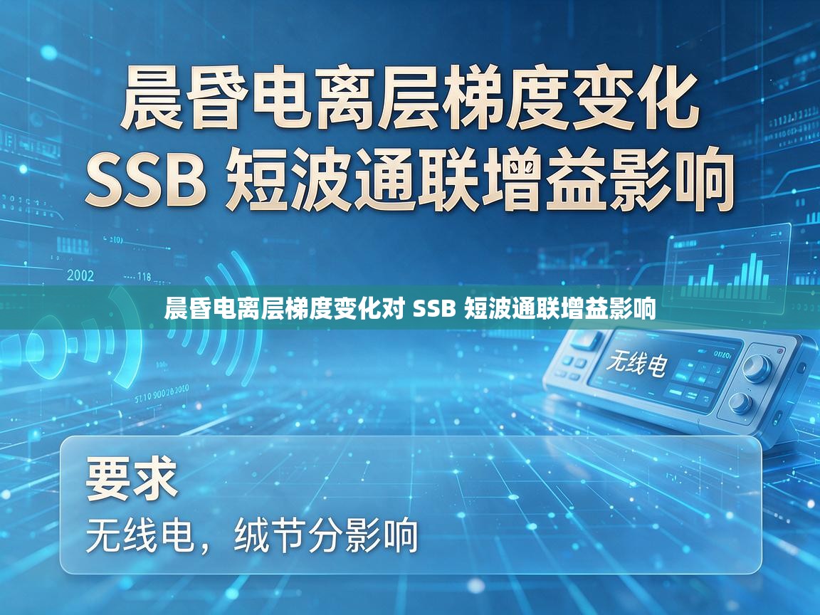 晨昏电离层梯度变化对 SSB 短波通联增益影响