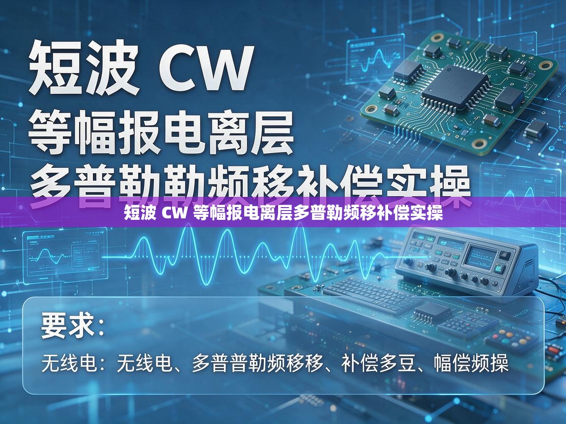 短波 CW 等幅报电离层多普勒频移补偿实操