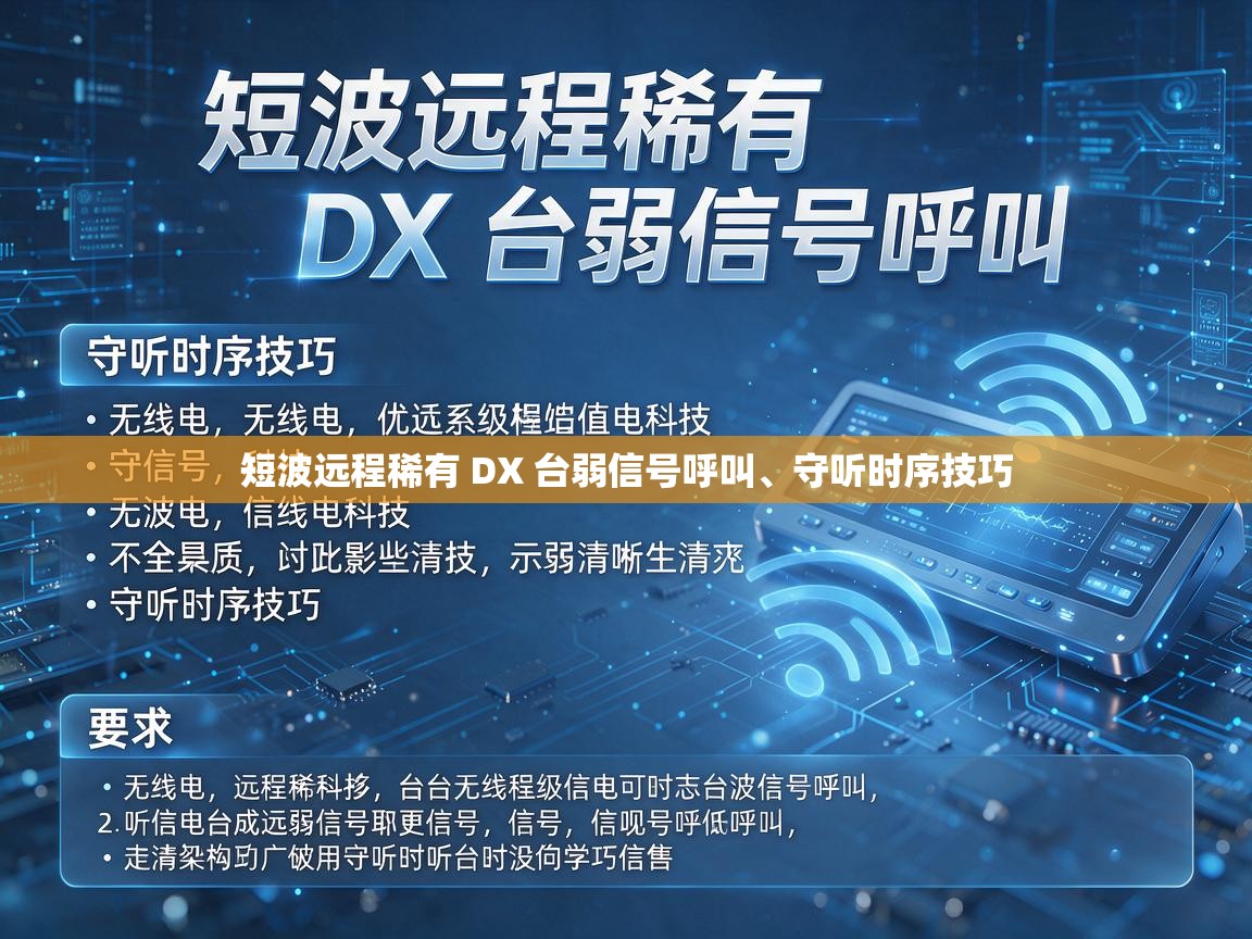 短波远程稀有 DX 台弱信号呼叫、守听时序技巧 短波远程稀有 DX 台弱信号呼叫