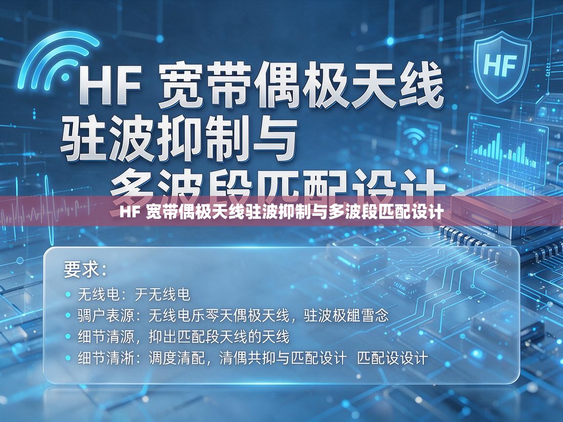 HF 宽带偶极天线驻波抑制与多波段匹配设计 HF 宽带偶极天线驻波抑制与多波段匹配设计